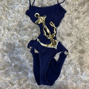 H&M One piece cutout bathing suit